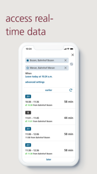 Screenshot App südtirolmobil